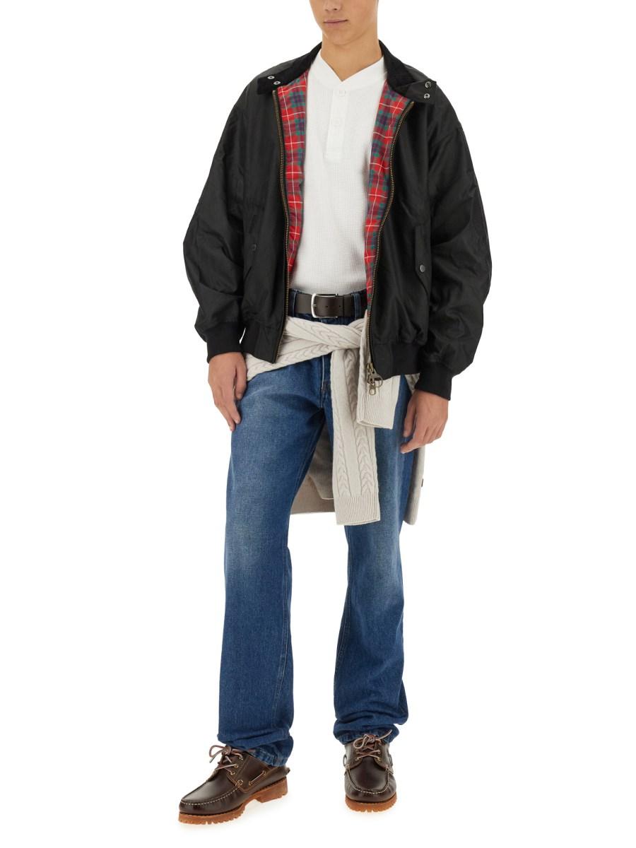 BARACUTA X BARBOUR GIACCA G9 HARRINGTON IN COTONE Sottocosto
