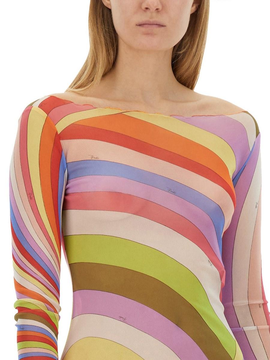 PUCCI ABITO LUNGO IN TULLE Saldi