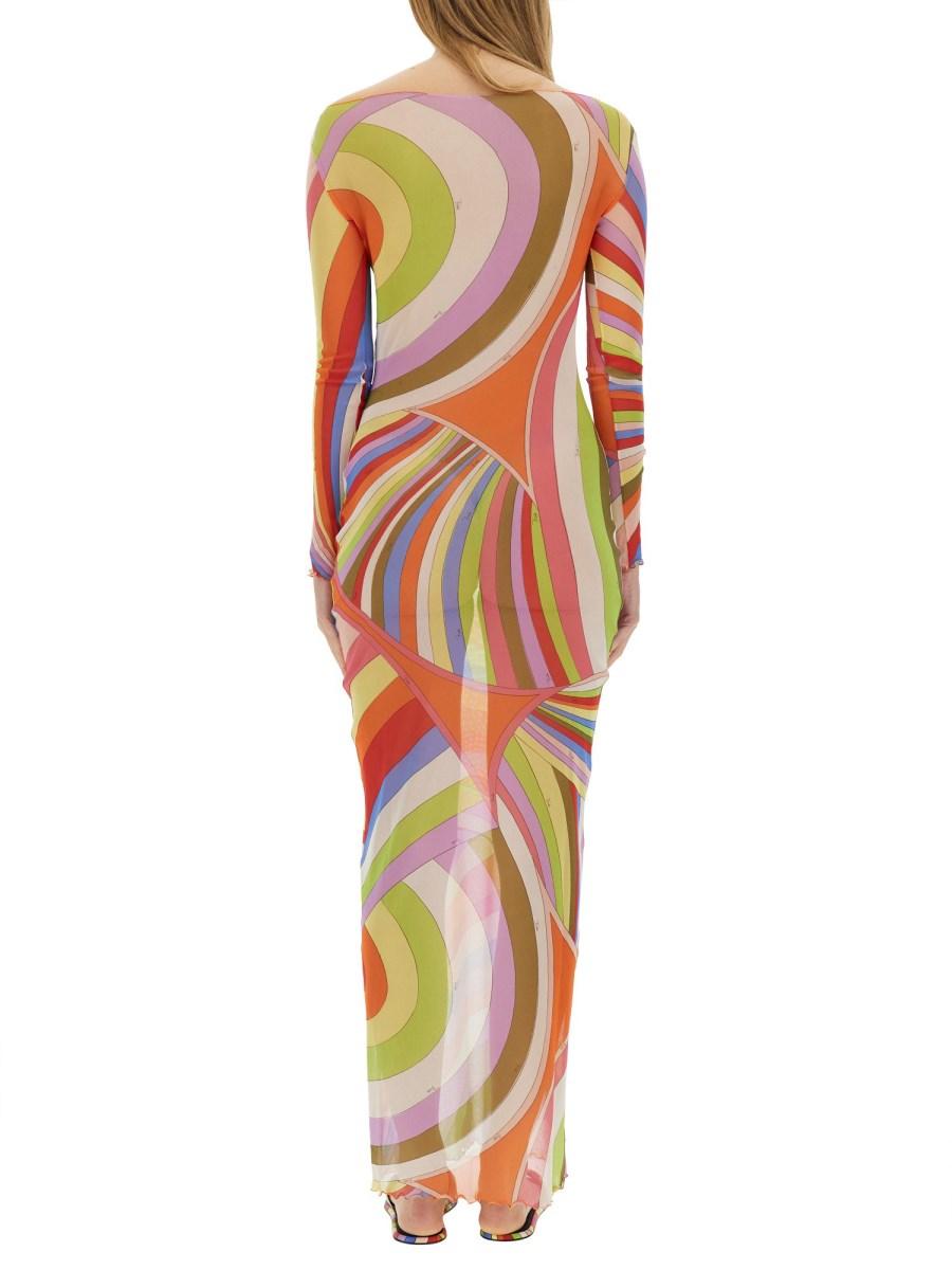 PUCCI ABITO LUNGO IN TULLE Saldi