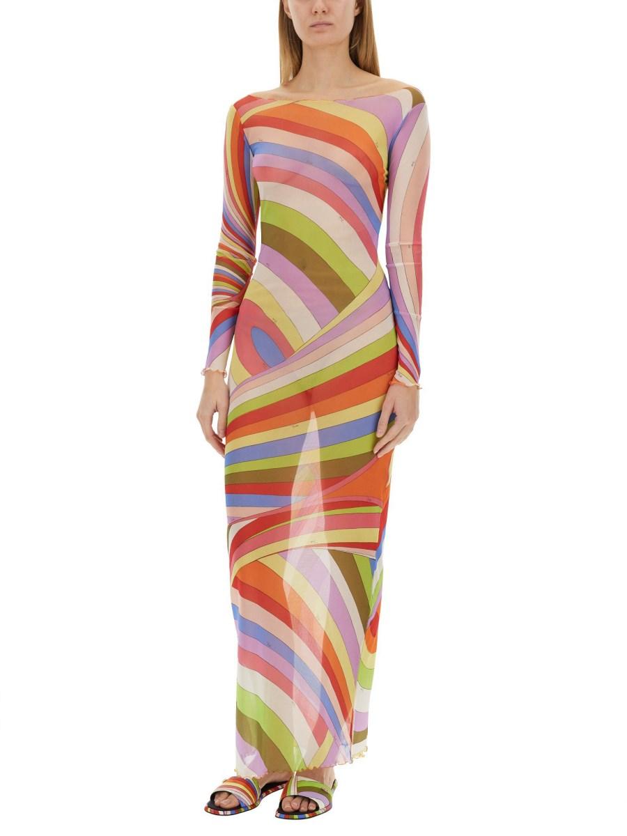 PUCCI ABITO LUNGO IN TULLE Saldi