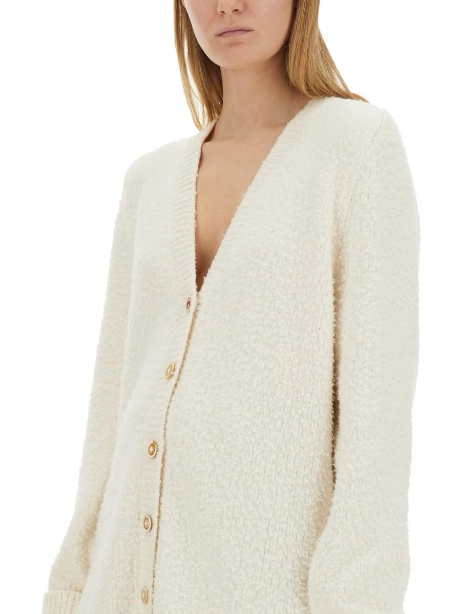MAISON MARGIELA CARDIGAN OVERSIZE EFFETTO INFELTRITO Nuova