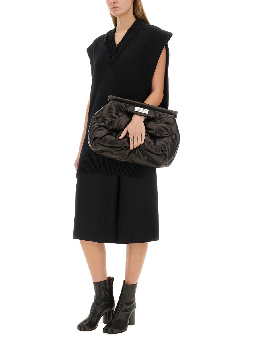 MAISON MARGIELA GILET IN MAGLIA A STRATI Moda
