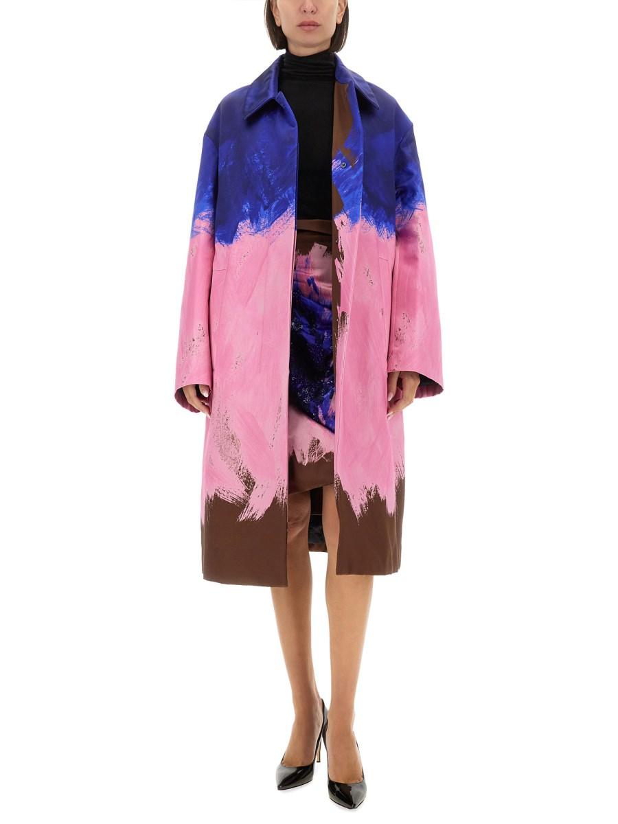 DRIES VAN NOTEN GONNA CON STAMPA Italy