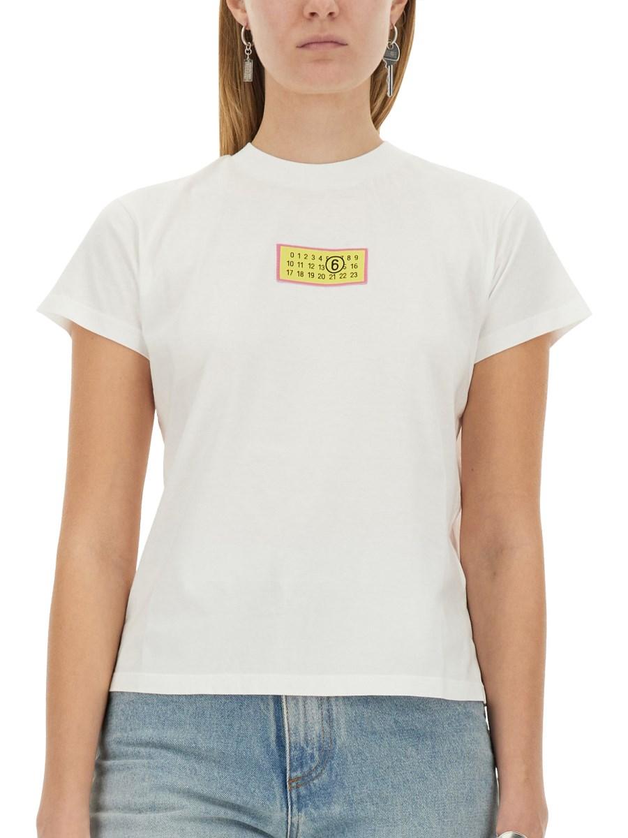 MM6 MAISON MARGIELA T-SHIRT "NUMERIC" Qualità