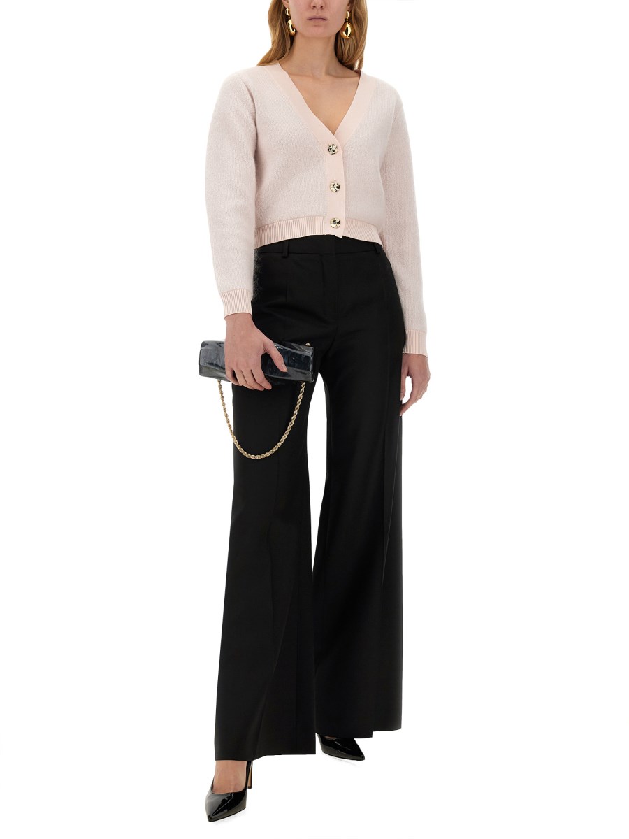 NINA RICCI PANTALONE AMPIO IN GABARDINE DI LANA Negozi Online