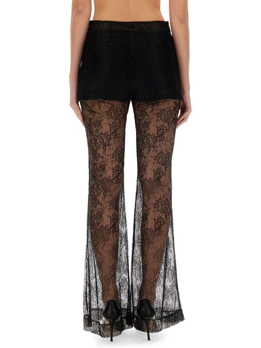 NINA RICCI PANTALONE SVASATO IN PIZZO CHANTILLY Acquista Ora