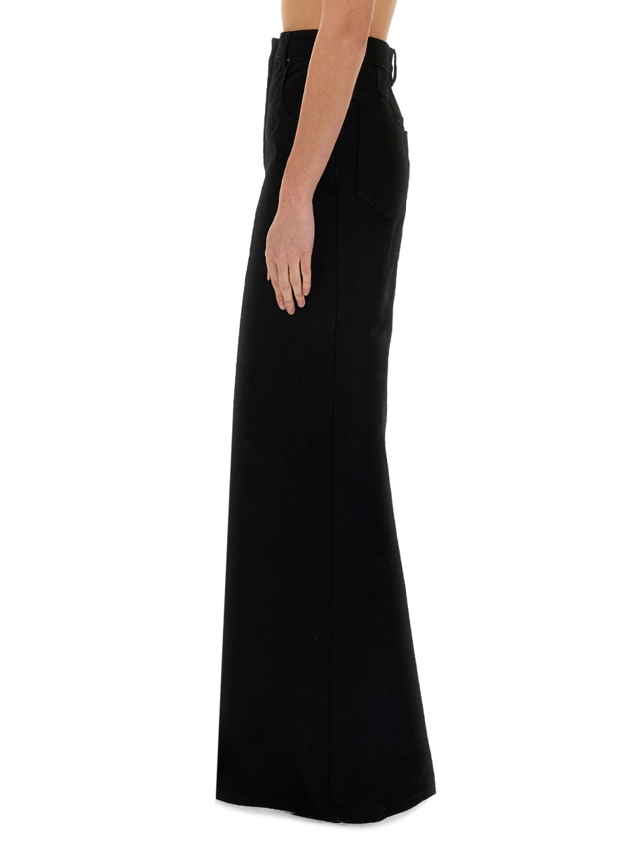 NINA RICCI PANTALONE SVASATO IN DENIM Shopping Online