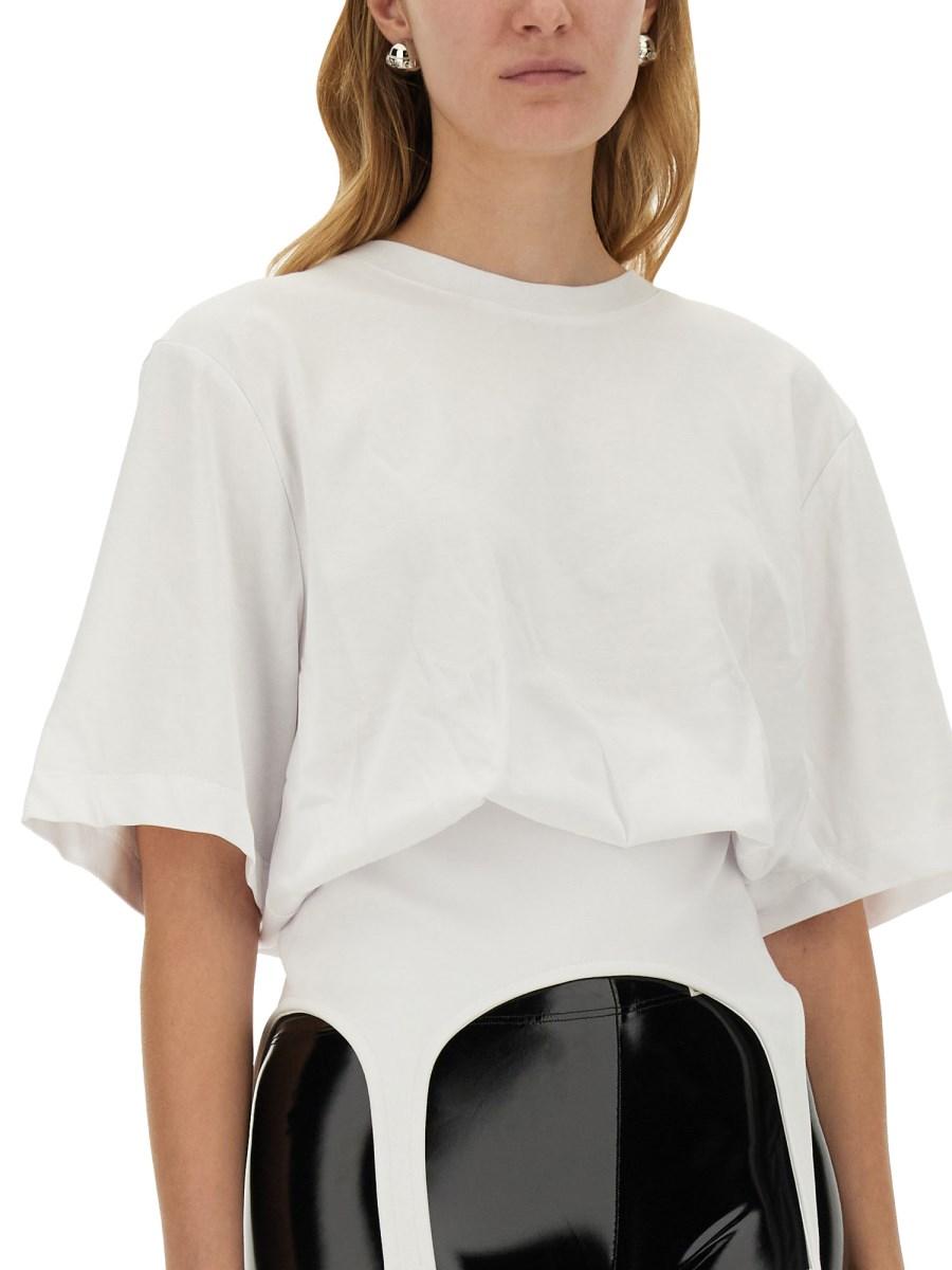 FIORUCCI T-SHIRT IN COTONE CON BRETELLE Prezzo Ridotto