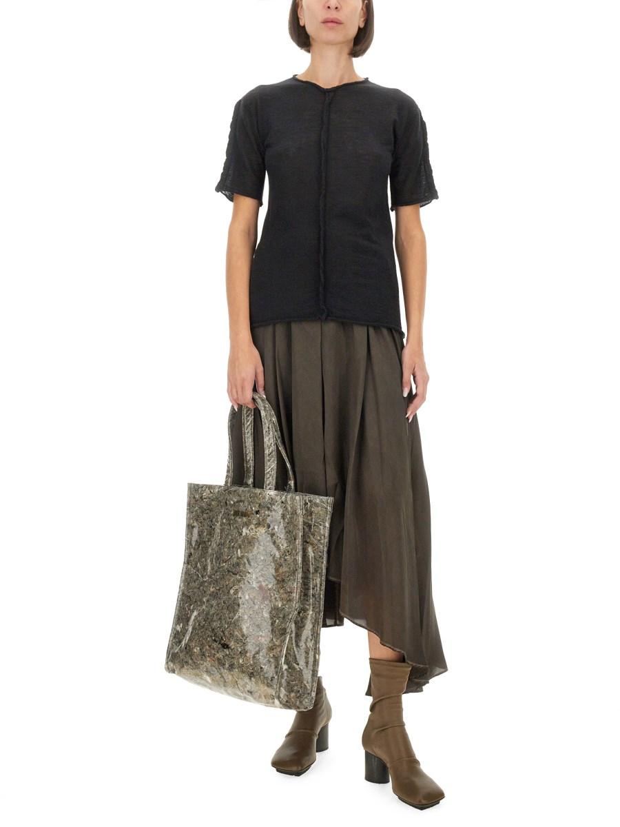 UMA WANG T-SHIRT IN CASHMERE Saldi Di Fabbrica