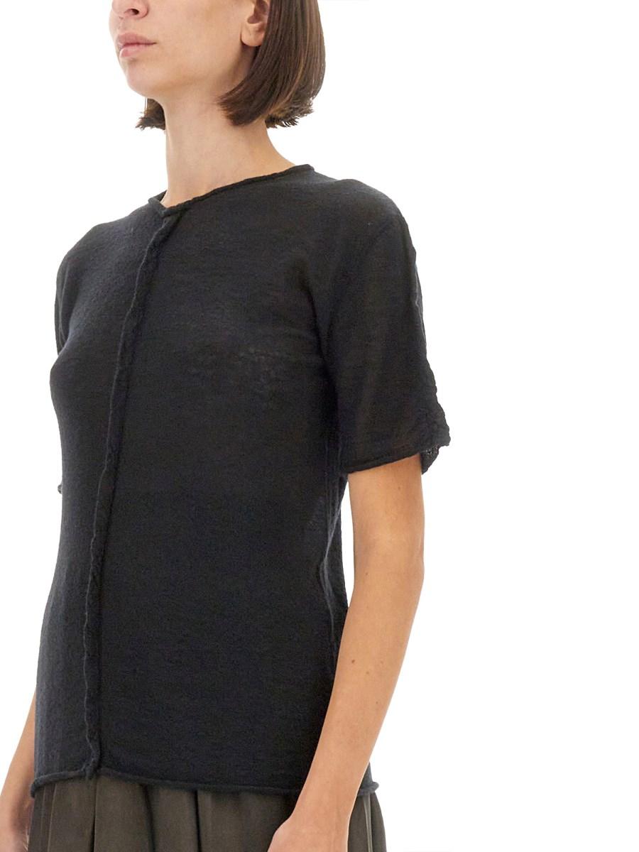 UMA WANG T-SHIRT IN CASHMERE Saldi Di Fabbrica