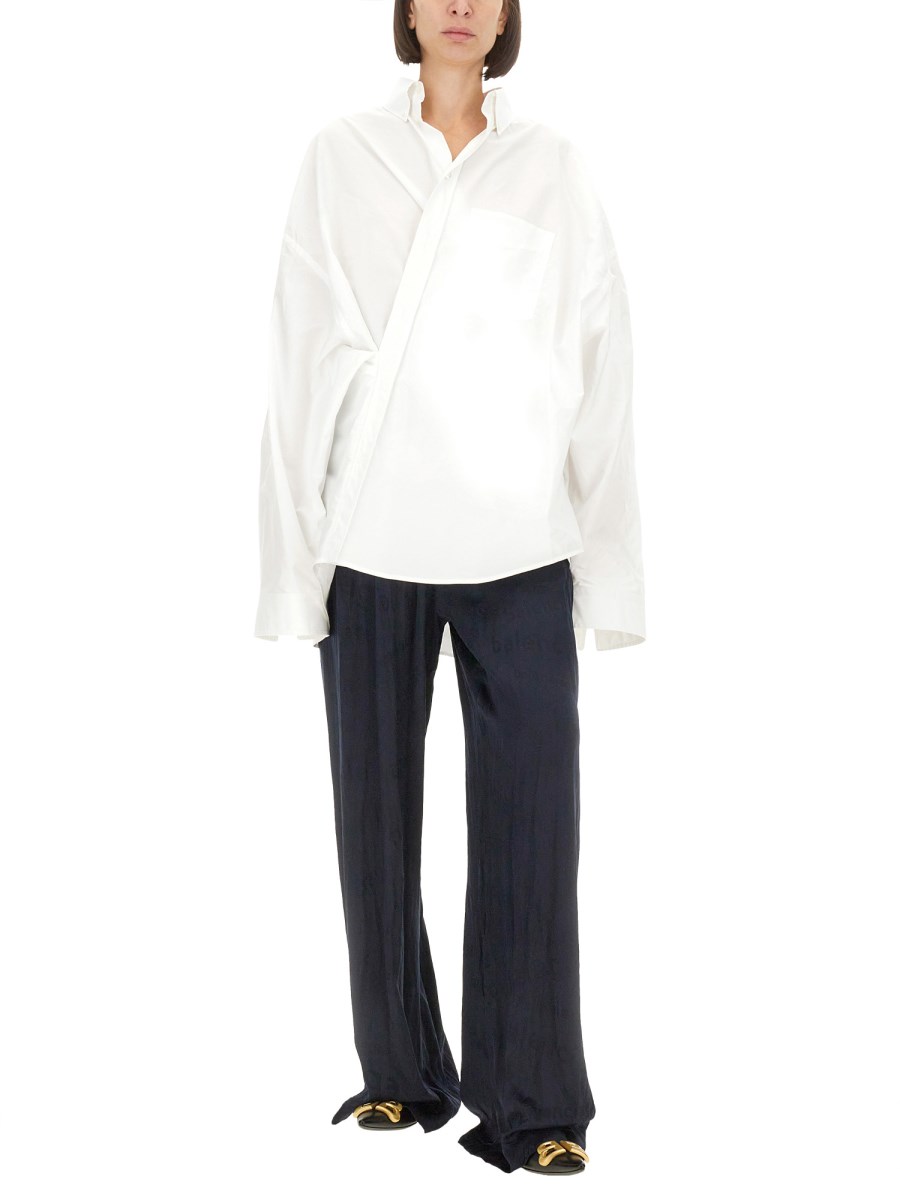BALENCIAGA PANTALONE "PYJAMA" IN SETA Nuova