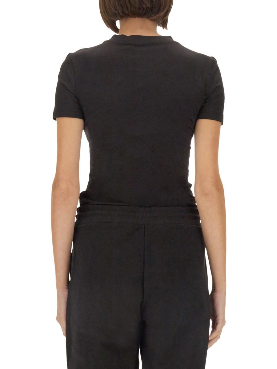 VERSACE JEANS COUTURE T-SHIRT IN JERSEY DI COTONE CON LOGO Moda