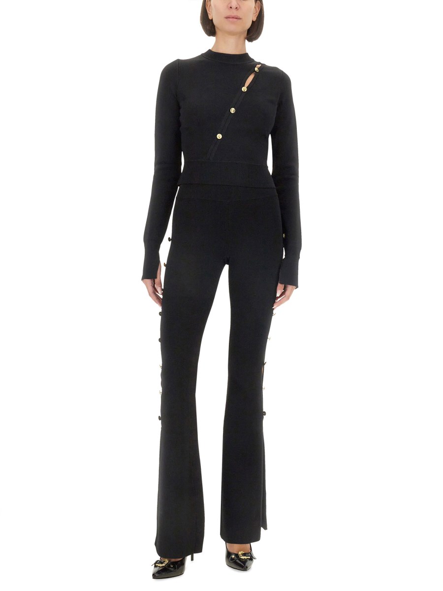 VERSACE JEANS COUTURE PANTALONE CUT OUT In Linea