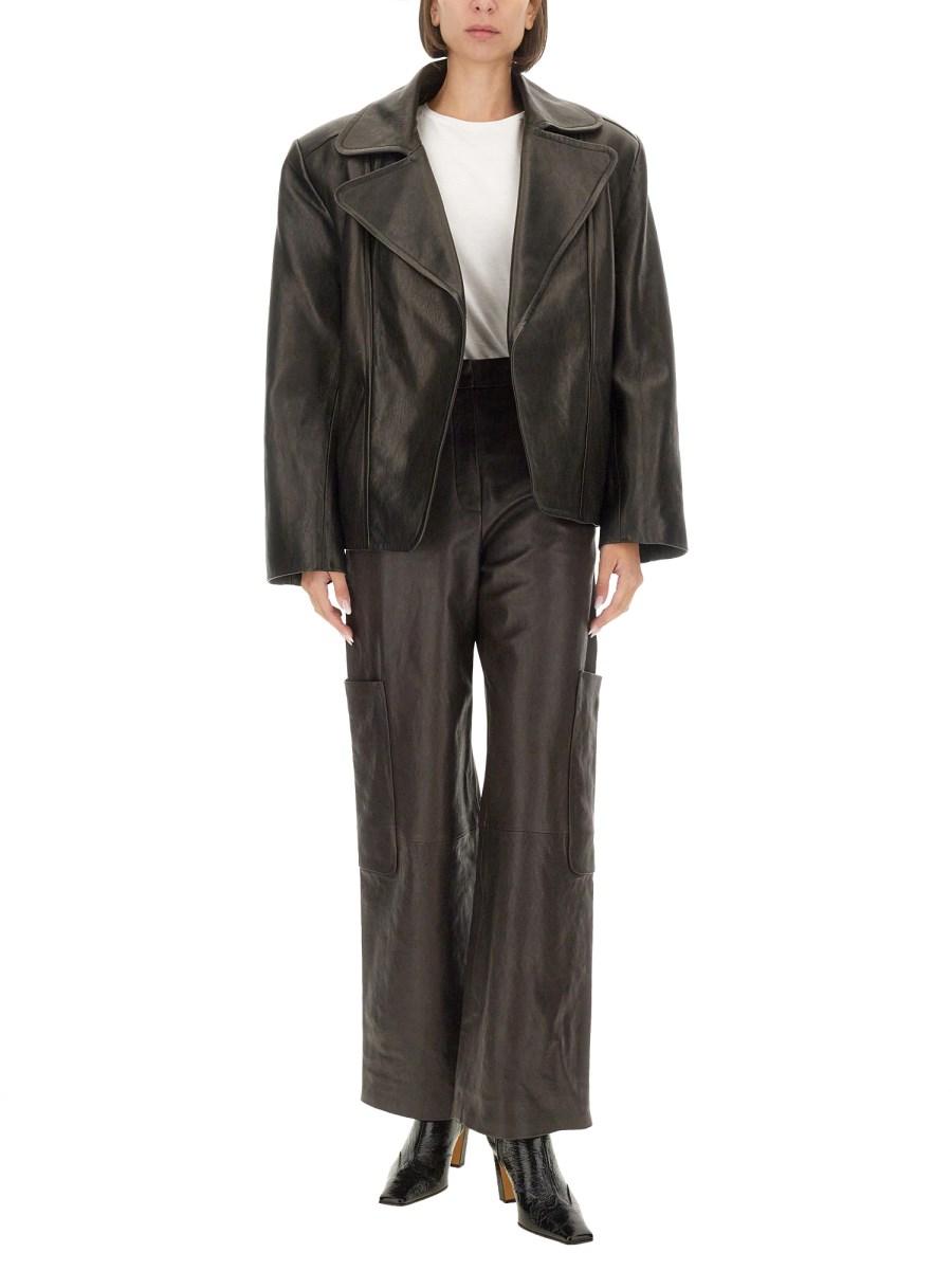 KHAITE GIACCA "DOLORES" IN PELLE Nuovo