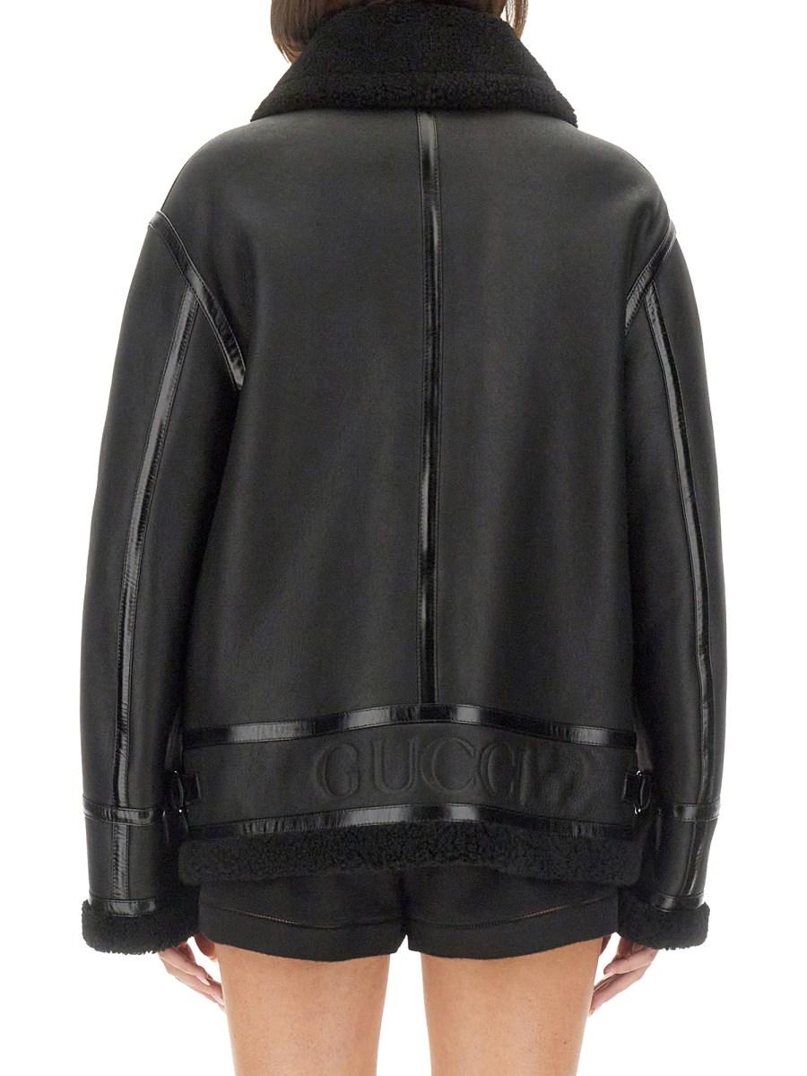 GUCCI GIACCA BIKER IN PELLE Qualità
