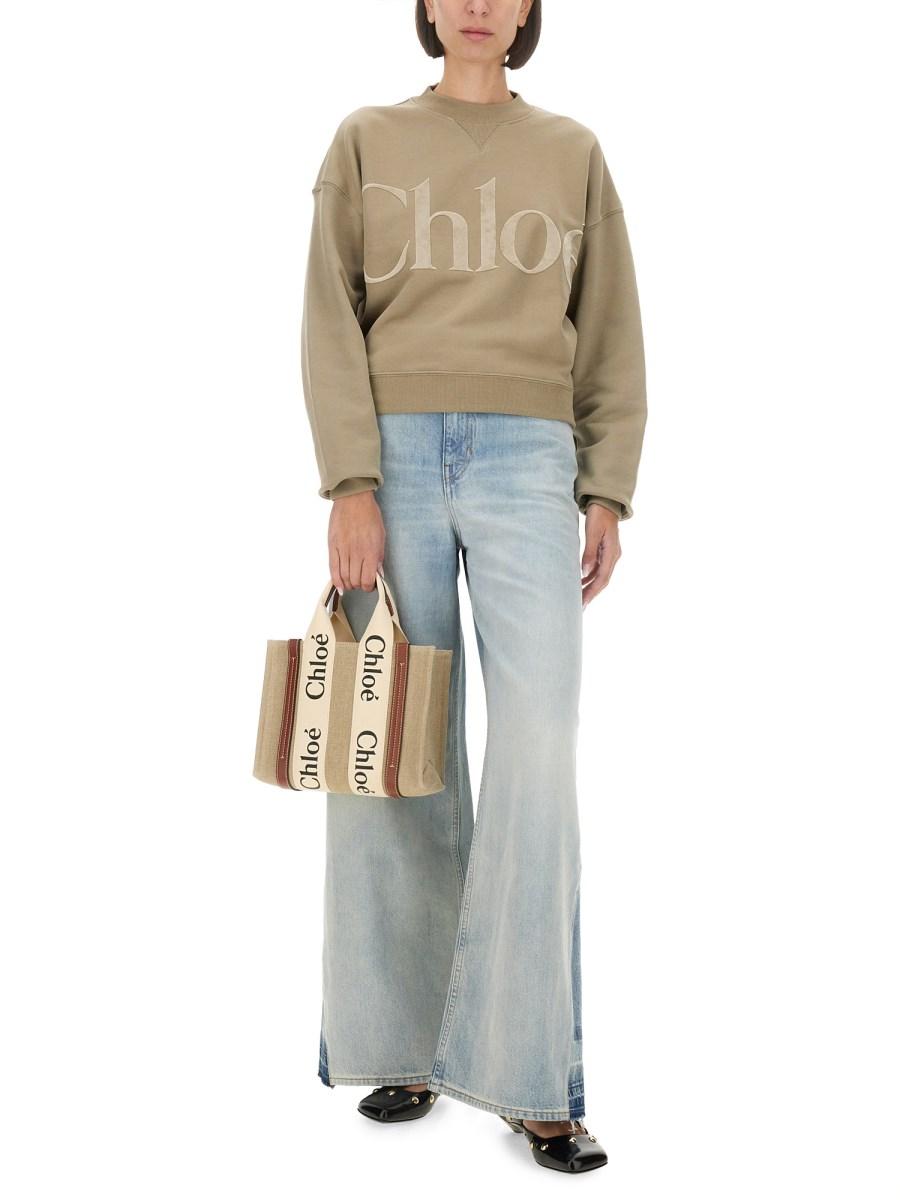 CHLOE&#39; FELPA CON LOGO Promozione Limitata
