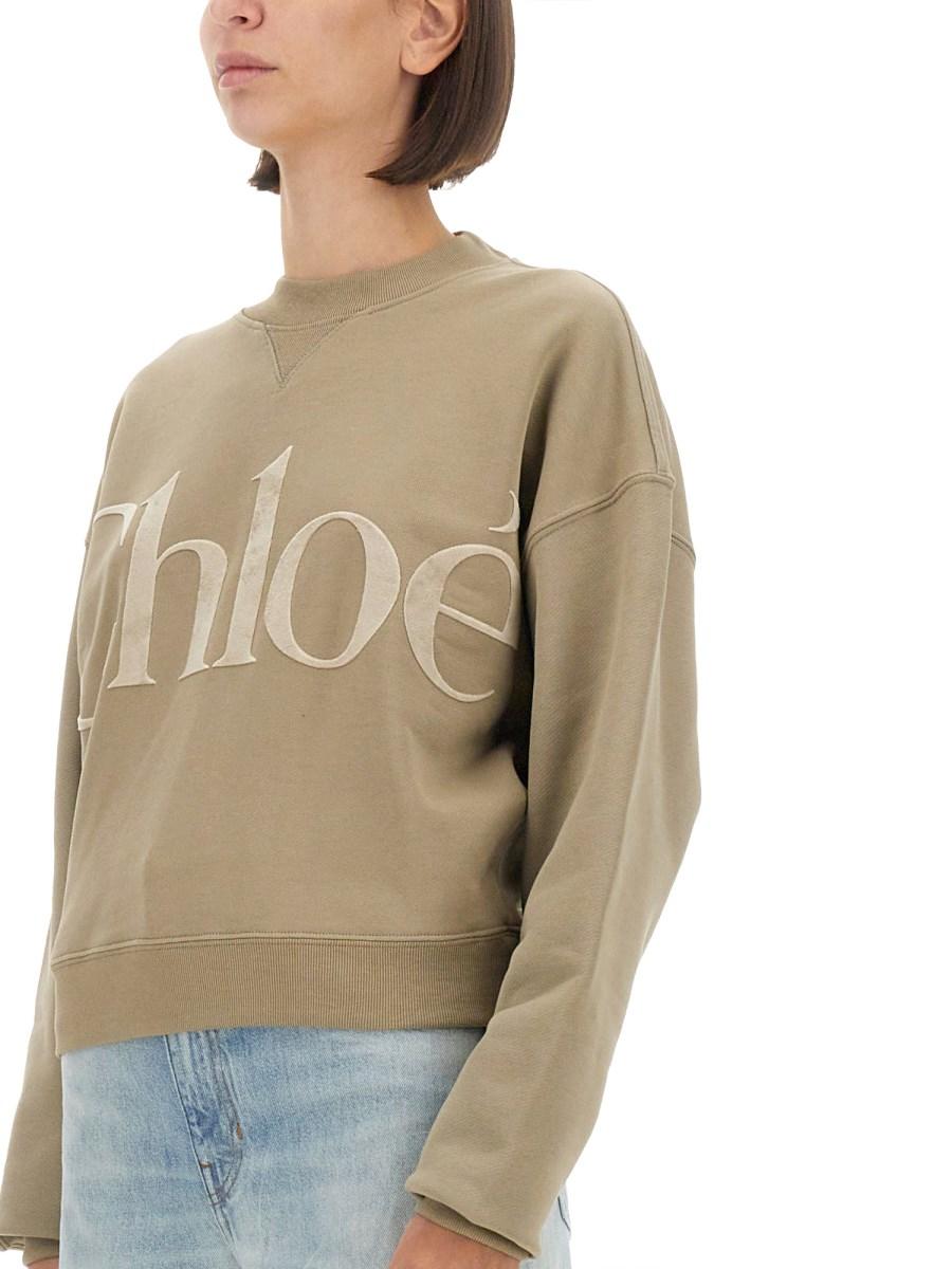 CHLOE&#39; FELPA CON LOGO Promozione Limitata
