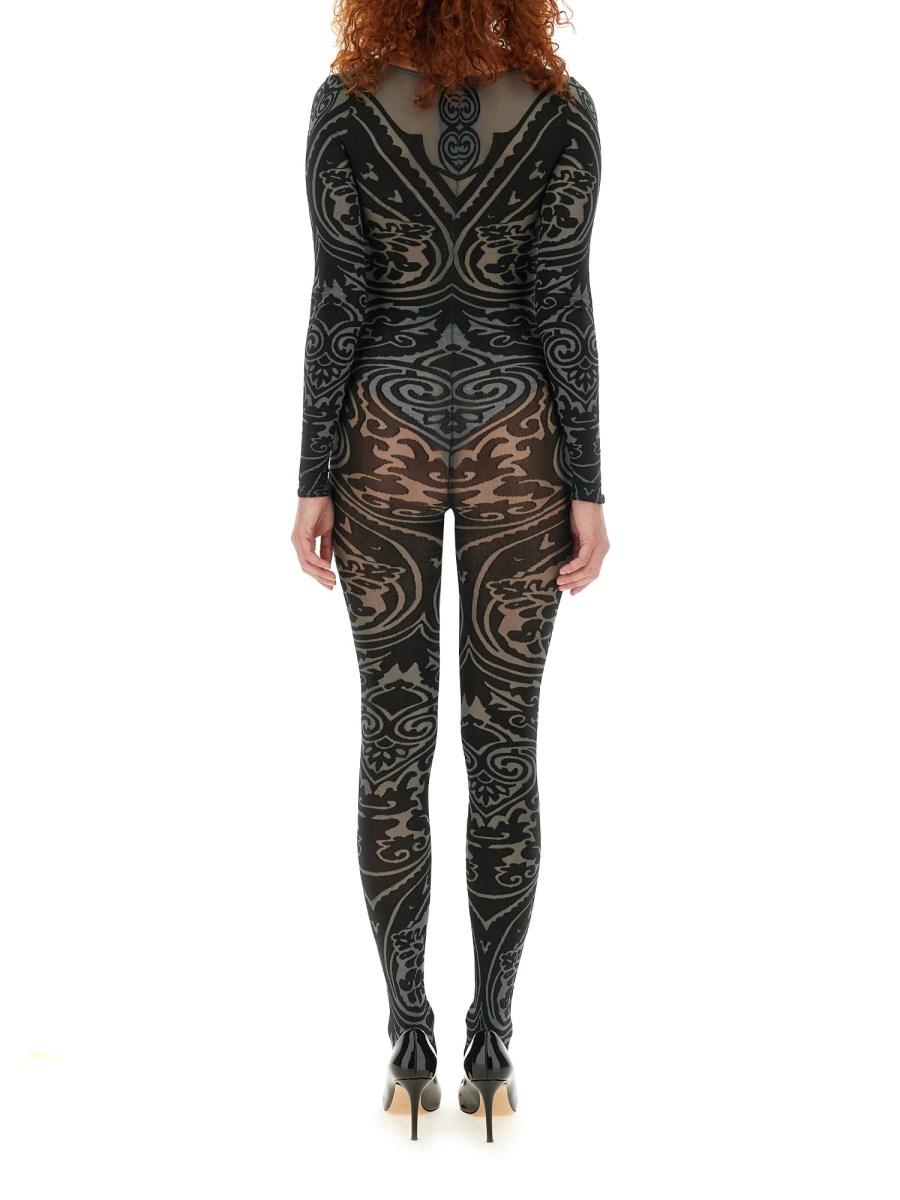 ETRO X WOLFORD BODYSUIT ETRO X WOLFORD IN NYLON CON MOTIVO PAISLEY TATTOO Prezzo Ridotto