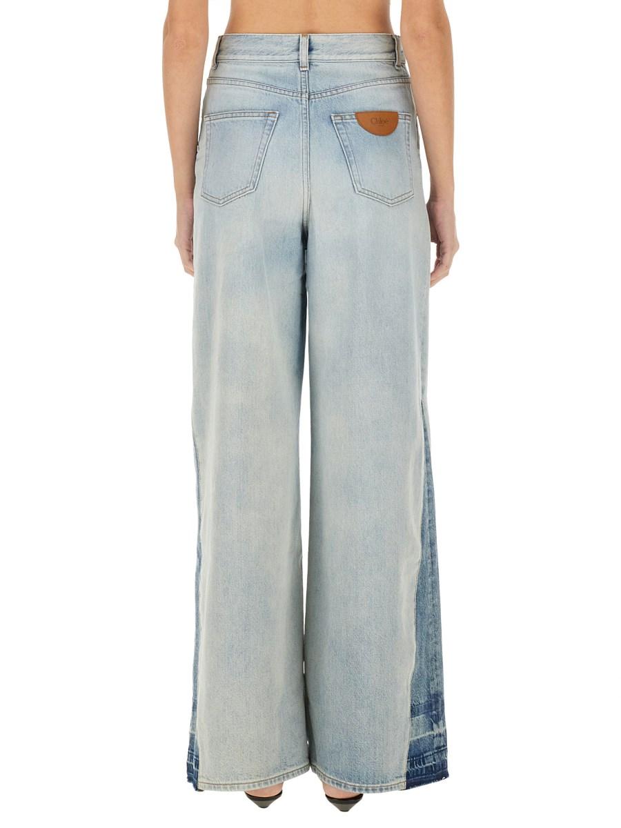 CHLOE&#39; JEANS WIDE LEG Offerta