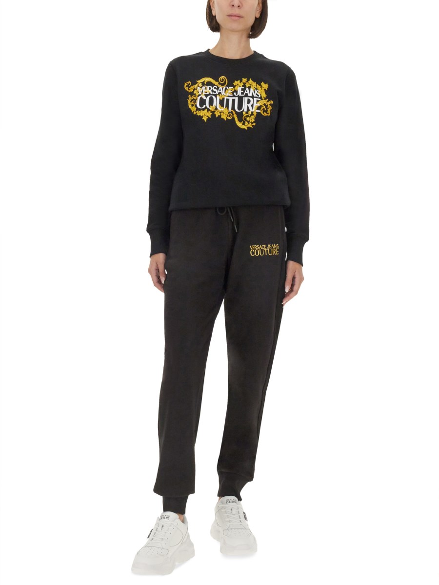 VERSACE JEANS COUTURE PANTALONE JOGGING CON LOGO Outlet