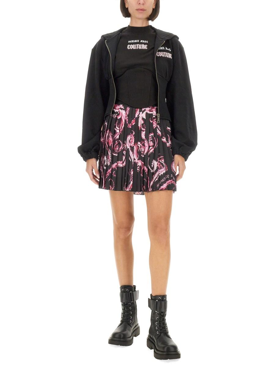 VERSACE JEANS COUTURE FELPA IN COTONE CON LOGO Promozione