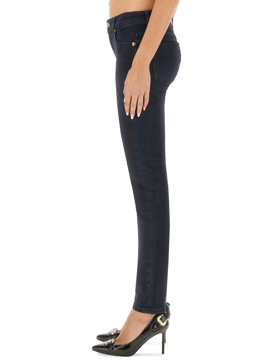 VERSACE JEANS COUTURE JEANS SLIM FIT IN DENIM DI COTONE Sottocosto