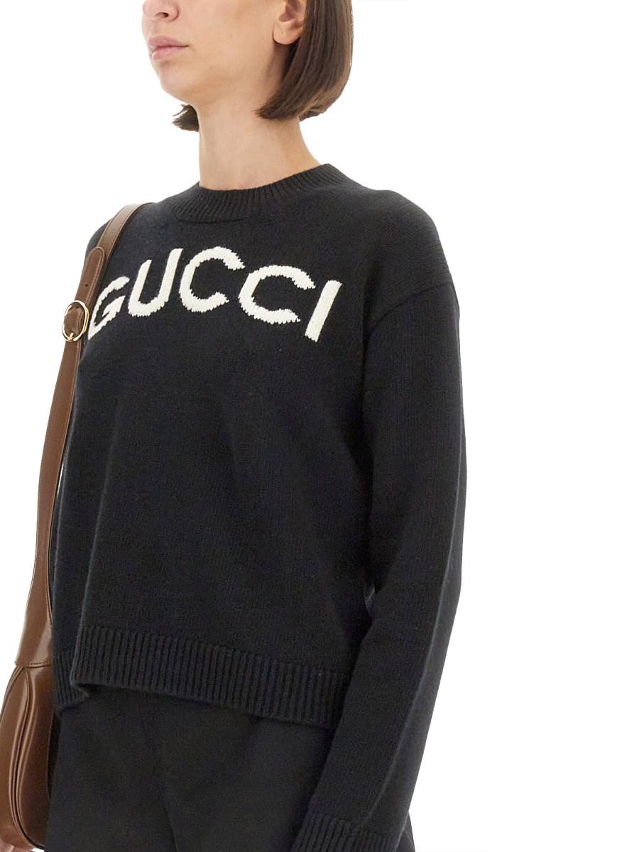 GUCCI MAGLIA IN LANA CON INTARSIO LOGO Convenienza