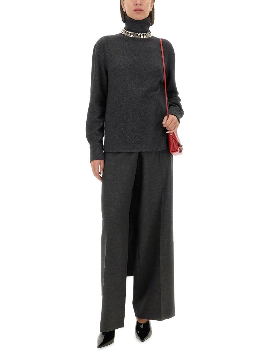 GIVENCHY PANTALONE SARTORIALE OVERSIZE IN LANA Vendite Flash
