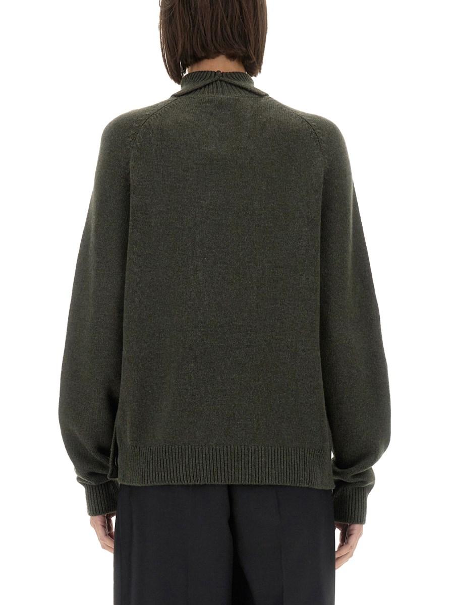 FENDI PULLOVER A COLLO ALTO IN CASHMERE In Saldo