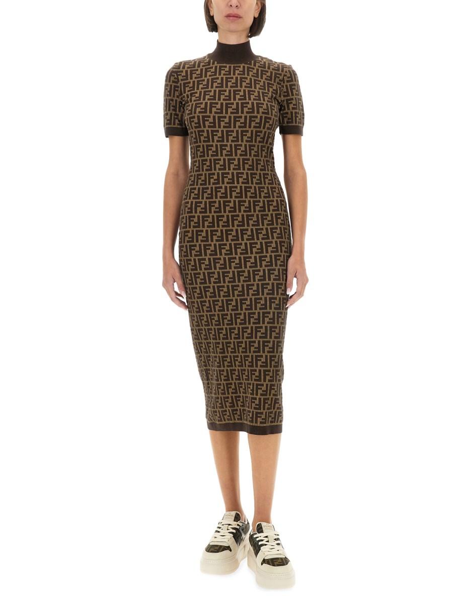 FENDI ABITO IN COTONE FF Nuova