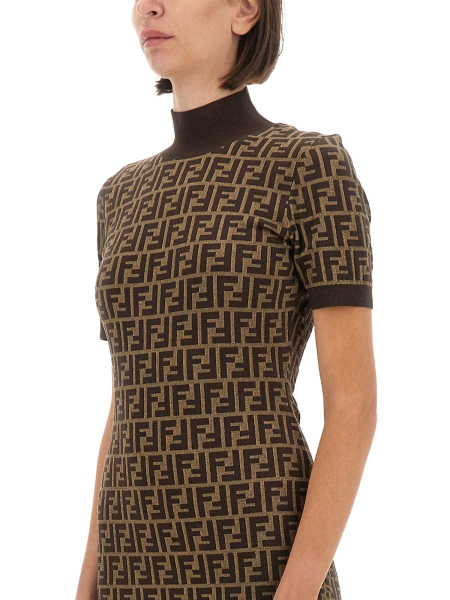 FENDI ABITO IN COTONE FF Nuova