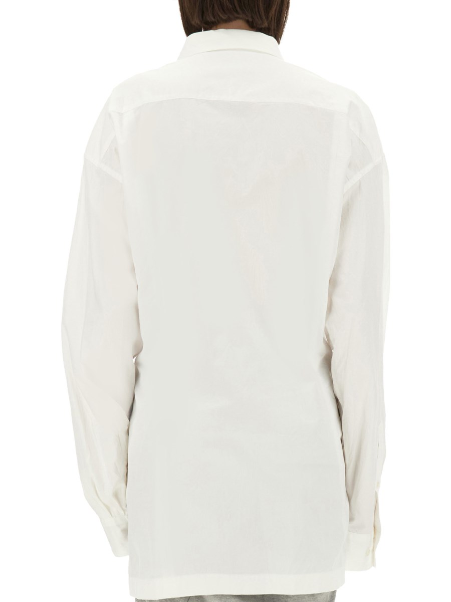 DRIES VAN NOTEN CAMICIA OVERSIZE FIT IN POPELINE DI COTONE Italia