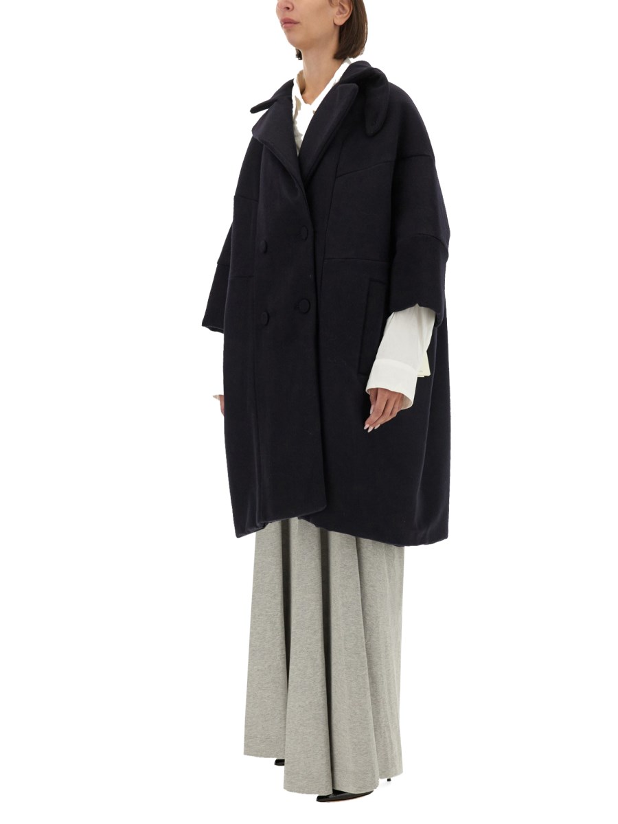 DRIES VAN NOTEN CAPPOTTO COCOON IN LANA In Linea