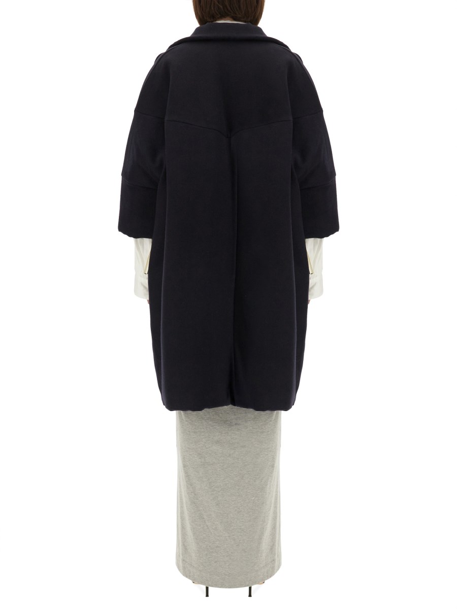 DRIES VAN NOTEN CAPPOTTO COCOON IN LANA In Linea