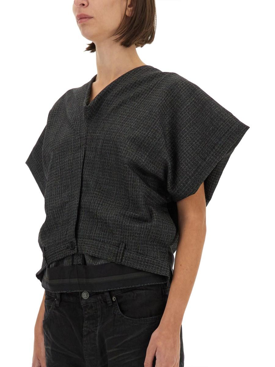 BALENCIAGA PANTA TOP SARTORIALE IN LANA Soddisfazione Garantita