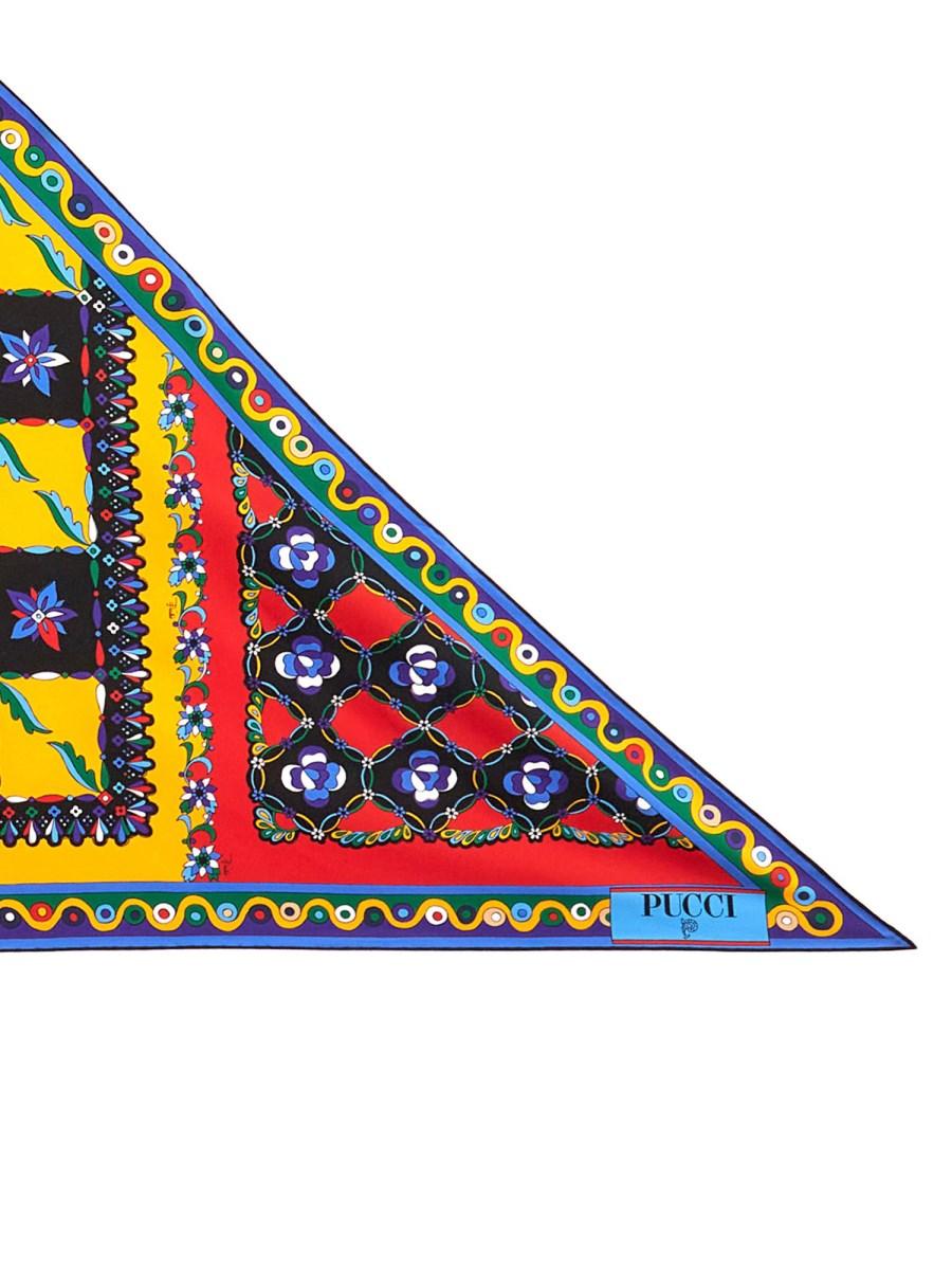 PUCCI FOULARD IN SETA CON STAMPA FESTA Economico