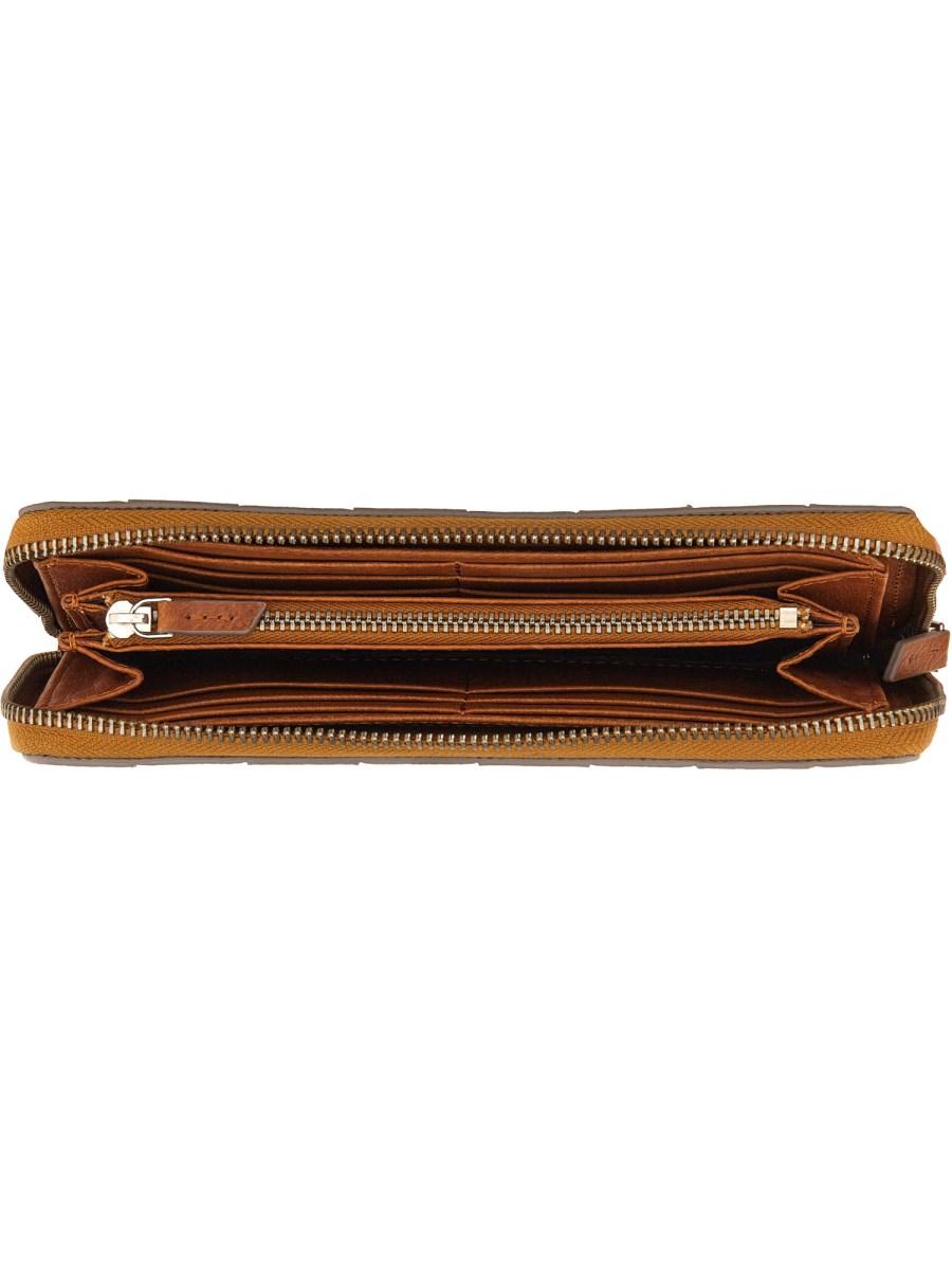 DRAGON DIFFUSION PORTAFOGLIO CHECK IN PELLE CON ZIP Vendite stagionali