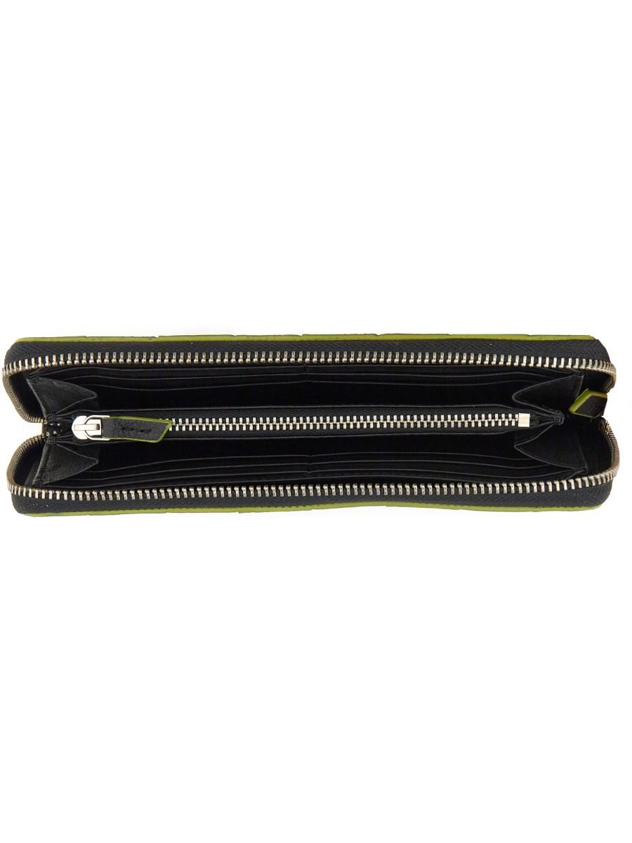 DRAGON DIFFUSION PORTAFOGLIO CHECK IN PELLE CON ZIP Black Friday