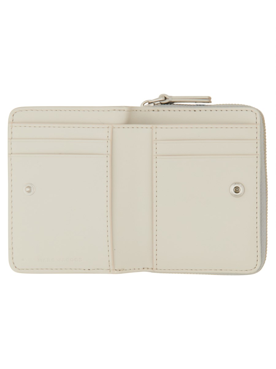 MARC JACOBS PORTAFOGLIO COMPACT MINI IN PELLE Offerta natalizia