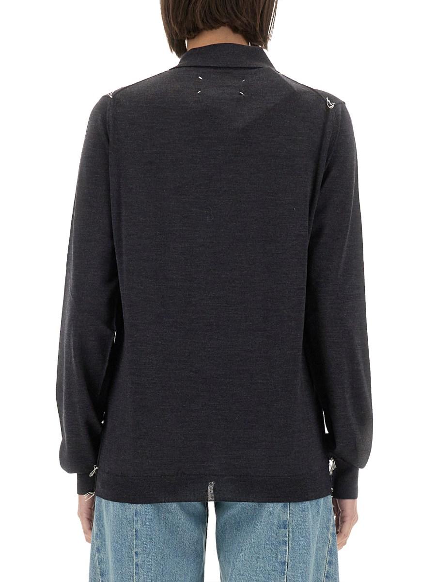 MAISON MARGIELA POLO IN LANA Offerta Anniversario