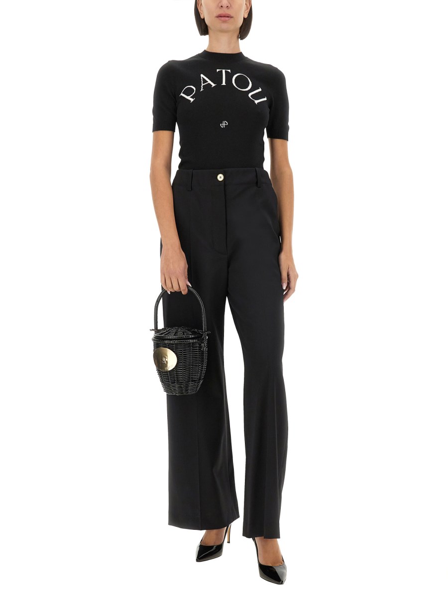 PATOU MAGLIA CON LOGO Offerte esclusive