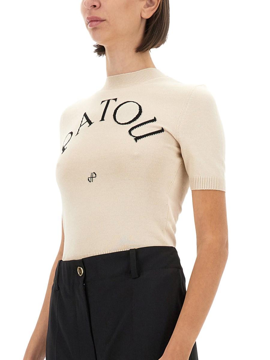 PATOU MAGLIA CON LOGO Lightning offer