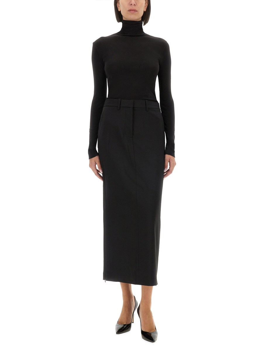 HELMUT LANG MAGLIA SLIM FIT IN MODAL Sconti VIP