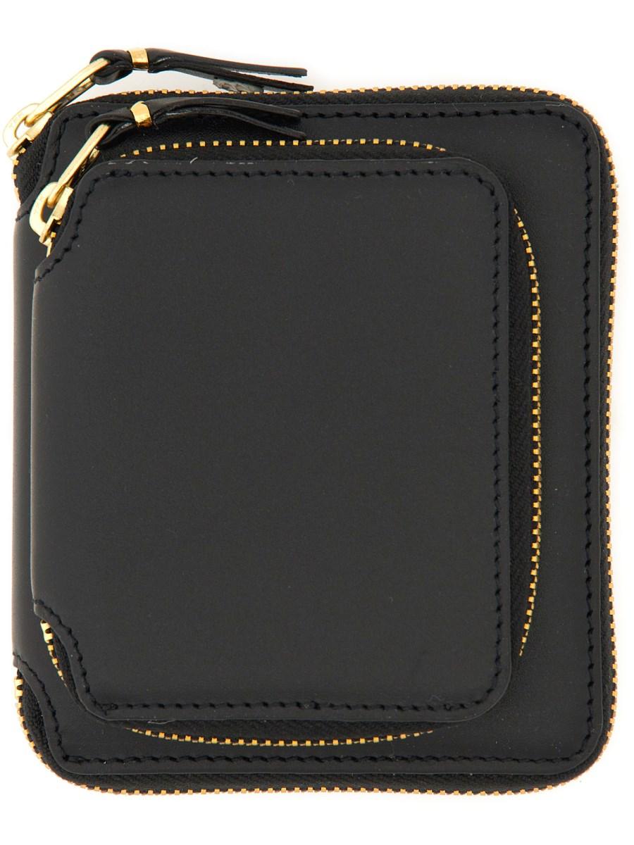 COMME DES GARCONS WALLET PORTAFOGLIO OUTSIDE POCKET LINE Offerta speciale della fabbrica