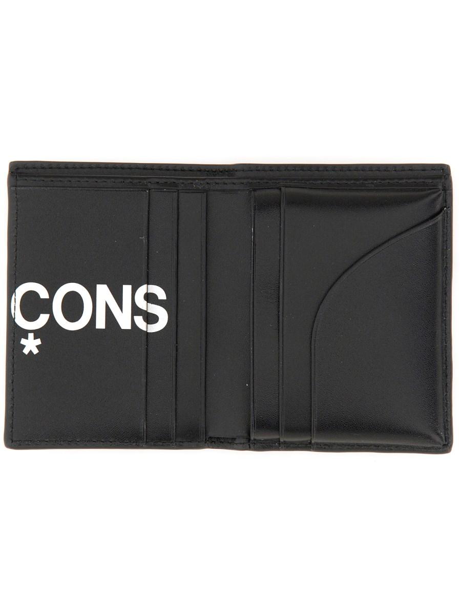 COMME DES GARCONS WALLET PORTAFOGLIO HUGE LOGO CDG Fino al 55% di sconto