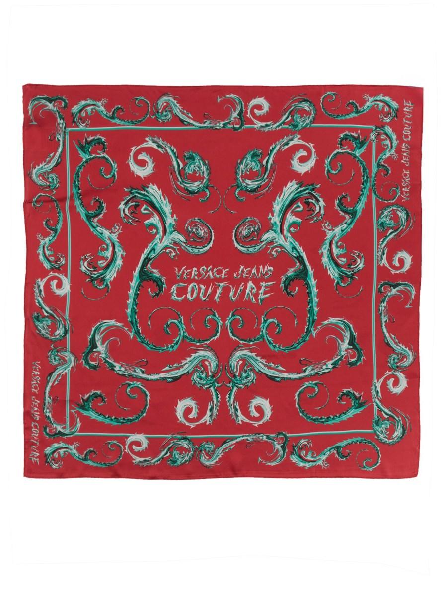 VERSACE JEANS COUTURE FOULARD IN SETA