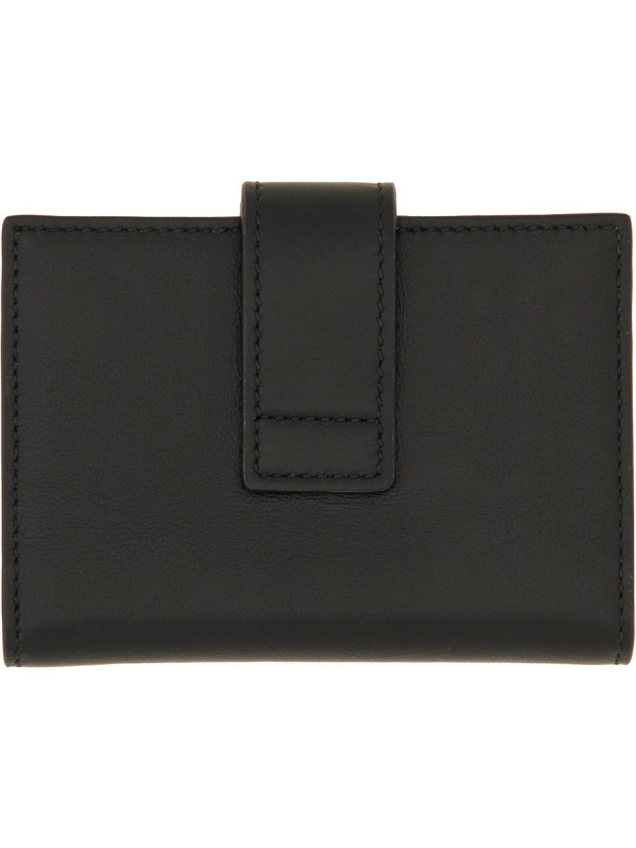 FERRAGAMO PORTACARTE "HUG" IN PELLE Sottocosto