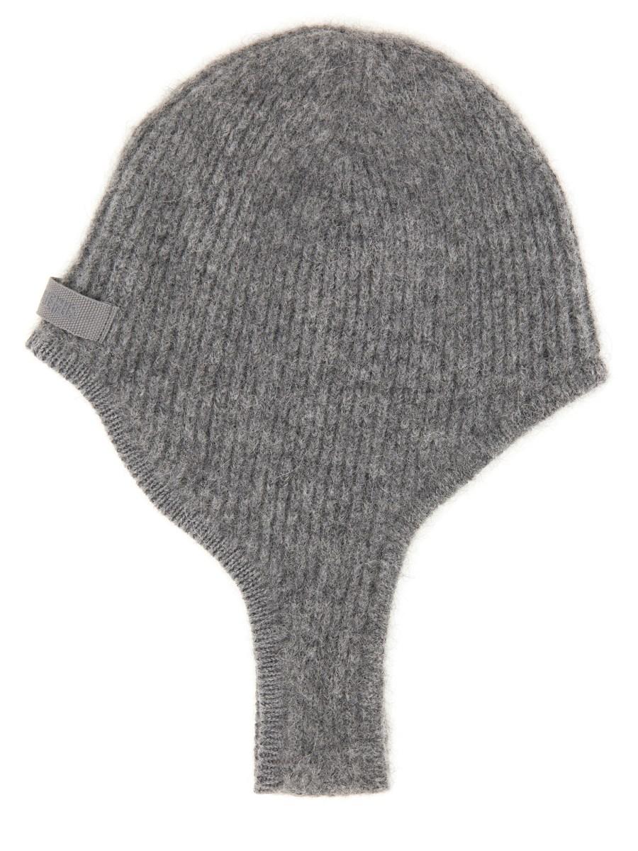 JACQUEMUS CAPPUCCIO IN ALPACA CON LOGO IN GROSGRAIN Offerta temporanea