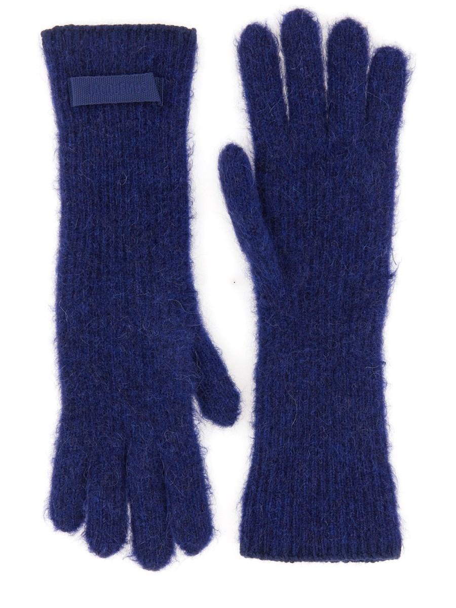 JACQUEMUS GUANTI IN ALPACA CON LOGO IN GROSGRAIN Lightning offer