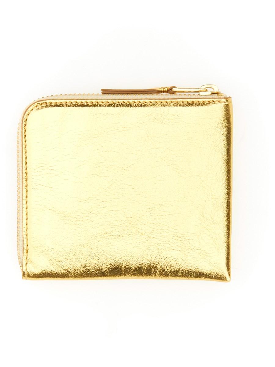 COMME DES GARCONS WALLET PORTAFOGLIO IN PELLE CON ZIP Prezzo basso